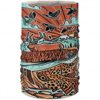 Бандана BUFF COOLNET UV+ CASEY UNDERWOOD TROUT SCAPE MULTI