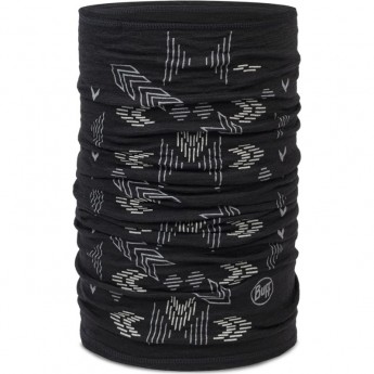 Бандана BUFF MERINO LIGHTWEIGHT PRINTS VANYR BLACK