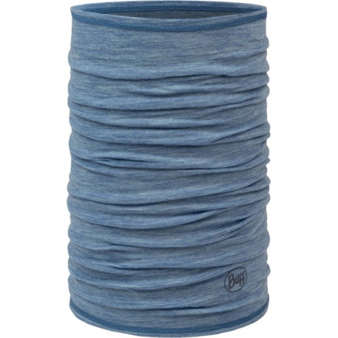 Бандана BUFF MERINO LIGHTWEIGHT SOLID LAKE BLUE 113010.739.10.00