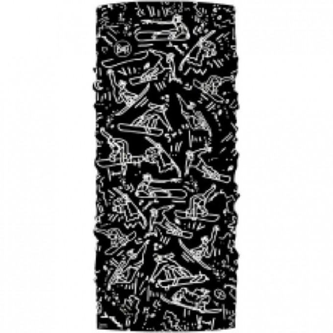 Бандана BUFF ORIGINAL TIVAT BLACK 132491.999.10.00 Бандана BUFF ORIGINAL TIVAT BLACK 132491.999.10.00