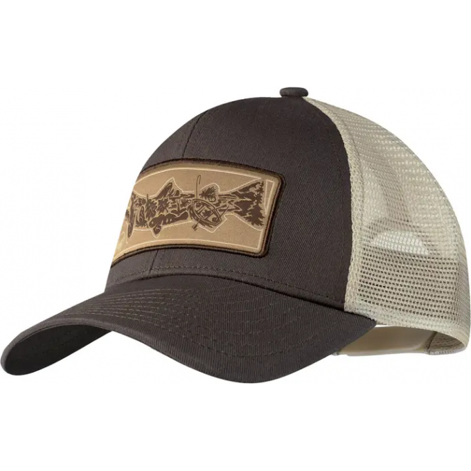 Кепка BUFF EXPLORE TRUCKER CAP Lake River Khaki 135830.854.30.00 Кепка BUFF EXPLORE TRUCKER CAP Lake River Khaki 135830.854.30.00