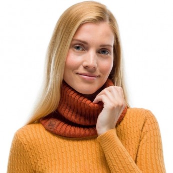 Модный шарф-труба BUFF NECKWARMER KNITTED COMFORT NORVAL RUSTY