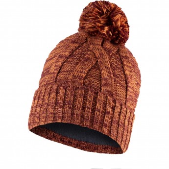 Шапка BUFF KNITTED & FLEECE BAND HAT BLEIN MAROON