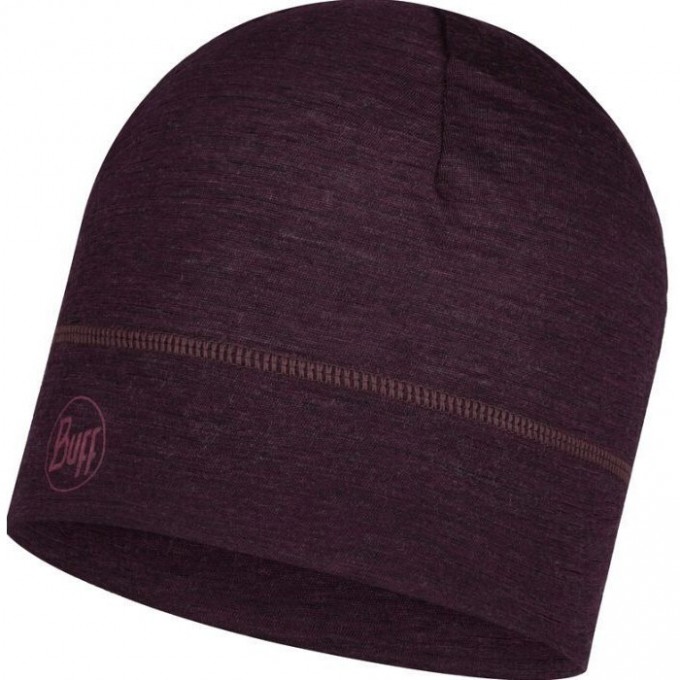 Шапка BUFF MERINO LIGHTWEIGHT HAT SOLID DEEP PURPLE 113013.603.10.00 Шапка BUFF MERINO LIGHTWEIGHT HAT SOLID DEEP PURPLE 113013.603.10.00