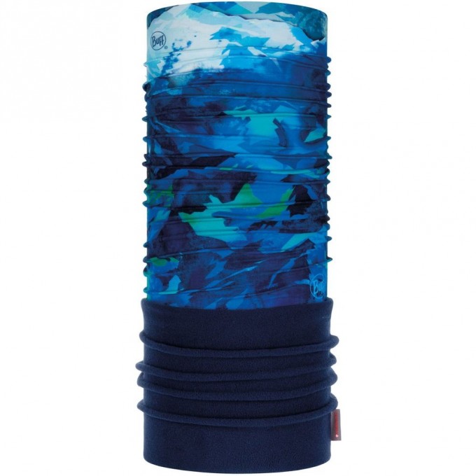 Шарф-труба трансформер детский BUFF POLAR HIGH MOUNTAIN BLUE 121622.707.10.00 Шарф-труба трансформер детский BUFF POLAR HIGH MOUNTAIN BLUE 121622.707.10.00