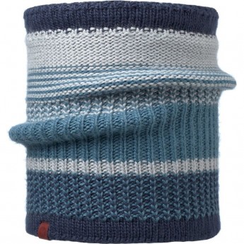 Шарф-труба вязаный с флисом BUFF COMFORT BORAE MAZARINE BLUE