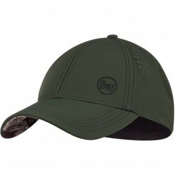 Спортивная кепка BUFF TREK CAP HASHTAG MOSS GREEN