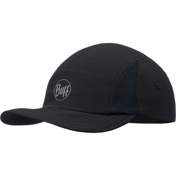 Спортивная кепка для бега BUFF RUN CAP R-SOLID BLACK 119490.999.10.00 Спортивная кепка для бега BUFF RUN CAP R-SOLID BLACK 119490.999.10.00